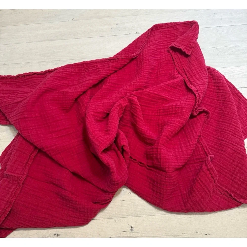 Aden & Anais baby‎ magenta pink muslin swaddle blanket